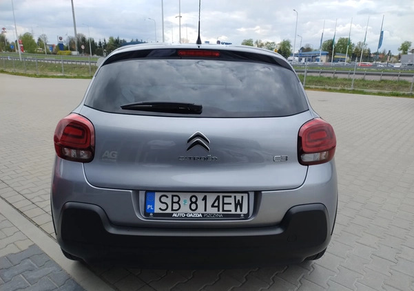 Citroen C3 cena 77900 przebieg: 5561, rok produkcji 2022 z Osieczna małe 172